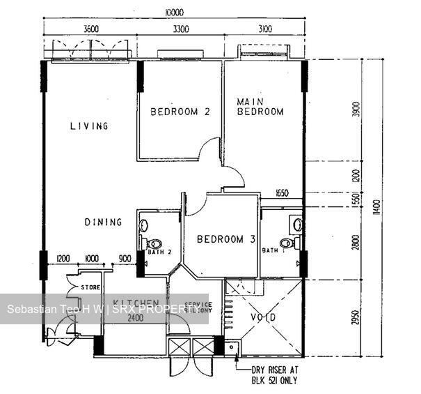 Blk 524 Fragrant Woods (Woodlands), HDB 4 Rooms #618072651